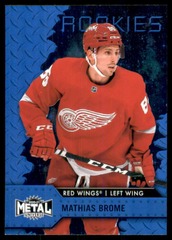 2020-21 Skybox Metal Universe Rookies Blue Spectrum Mathias Brome #132